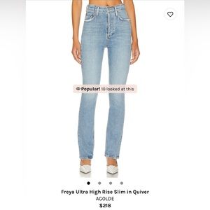 Agolde Freya Ultra High Rise Slim